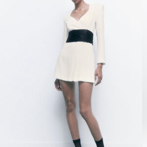 Zara Black and White Jumpsuit